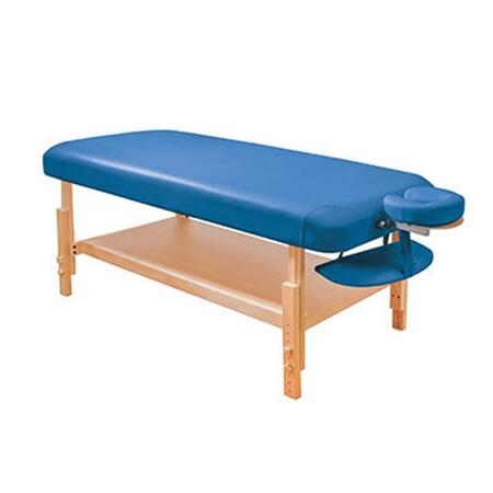 FABRICATION ENTERPRISES Basic Stationary Massage Table, Blue 15-3740B